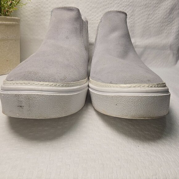 TOMS WOMENS BRYCE CASUAL SLIP ON GRAY SUEDE SNEAKERS SHOES BOOTIES SIZE 9 - Picture 9 of 10